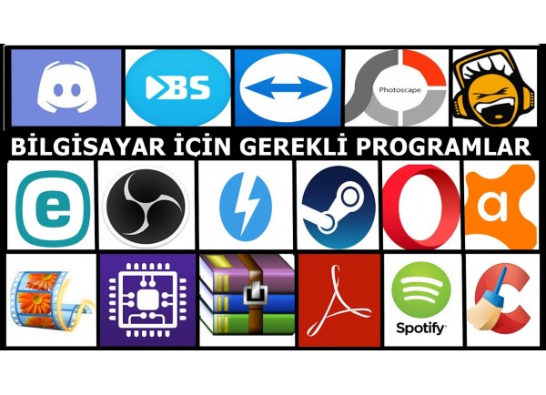 Her bilgisayarda bulunması gereken programlar
